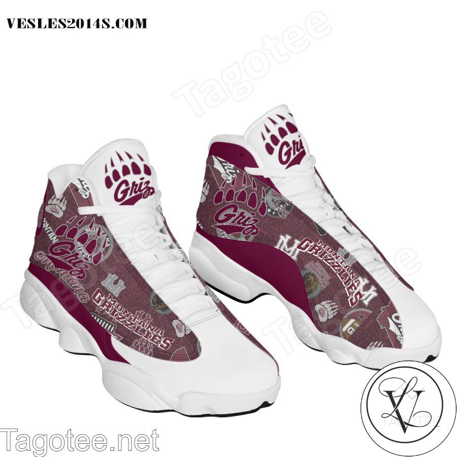 Montana Grizzlies Air Jordan 13 Shoes-a