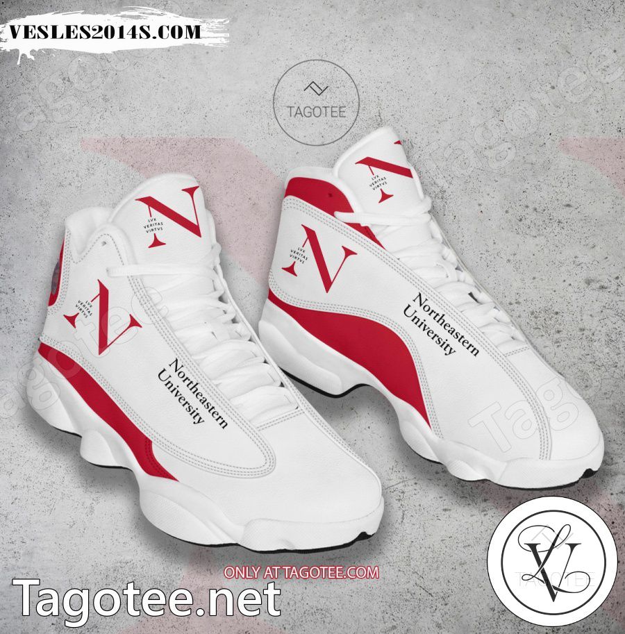 Northeastern University Logo Air Jordan 13 Shoes Northeastern University Logo Air Jordan 13 Shoes