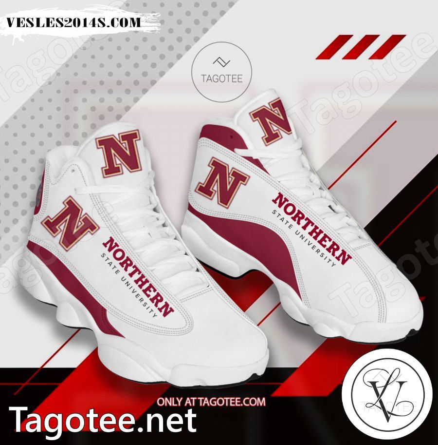 Northern State University Logo Air Jordan 13 Shoes Northern State University Logo Air Jordan 13 Shoes