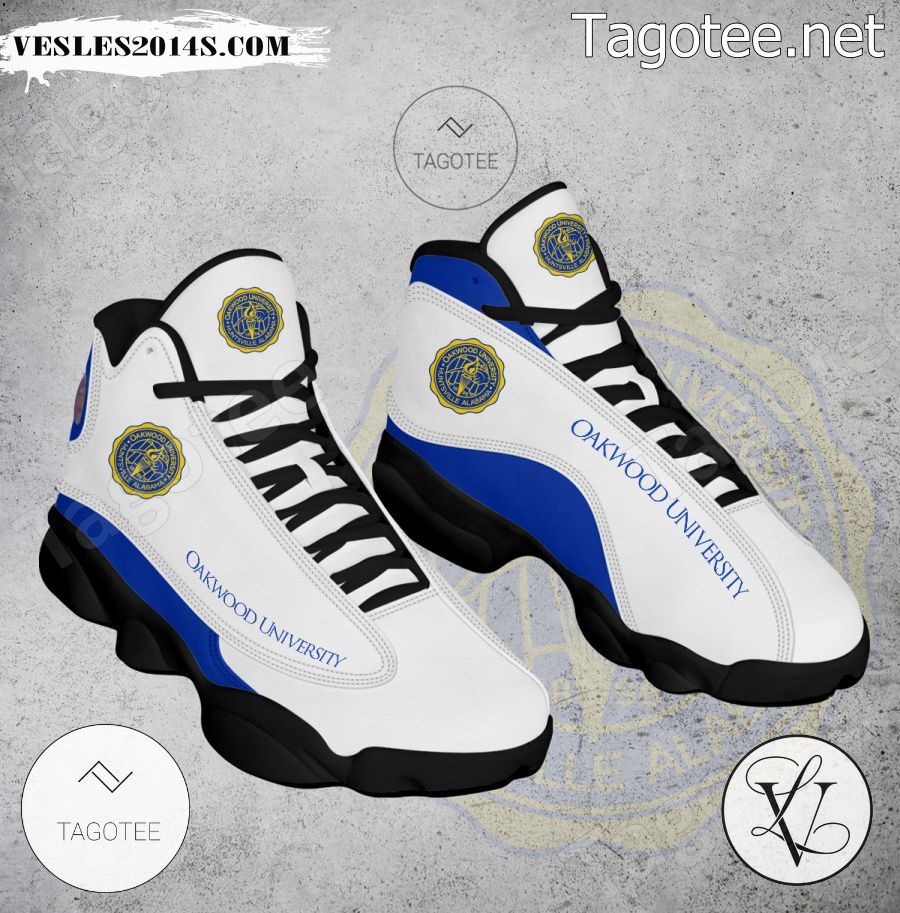 Oakwood University Logo Air Jordan 13 Shoes - EmonShop-a