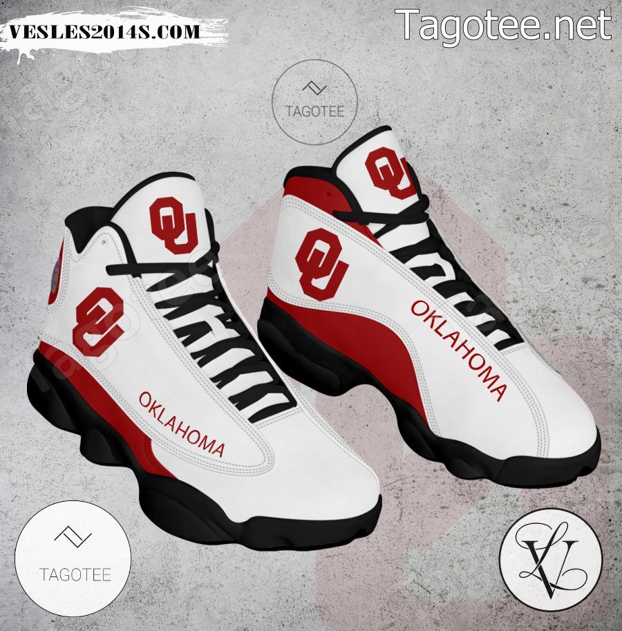 Oklahoma NCAA Logo Air Jordan 13 Shoes - BiShop-a
