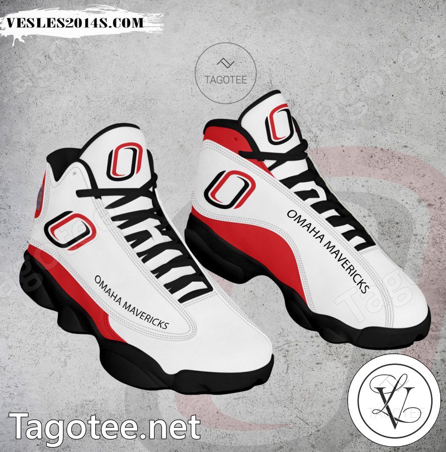 Omaha Mavericks Club Air Jordan 13 Shoes - BiShop-a