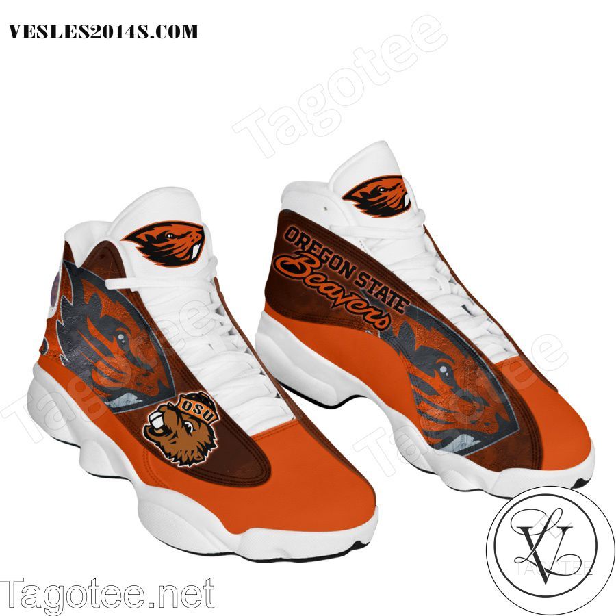 Oregon State Beavers Air Jordan 13 Shoes-a
