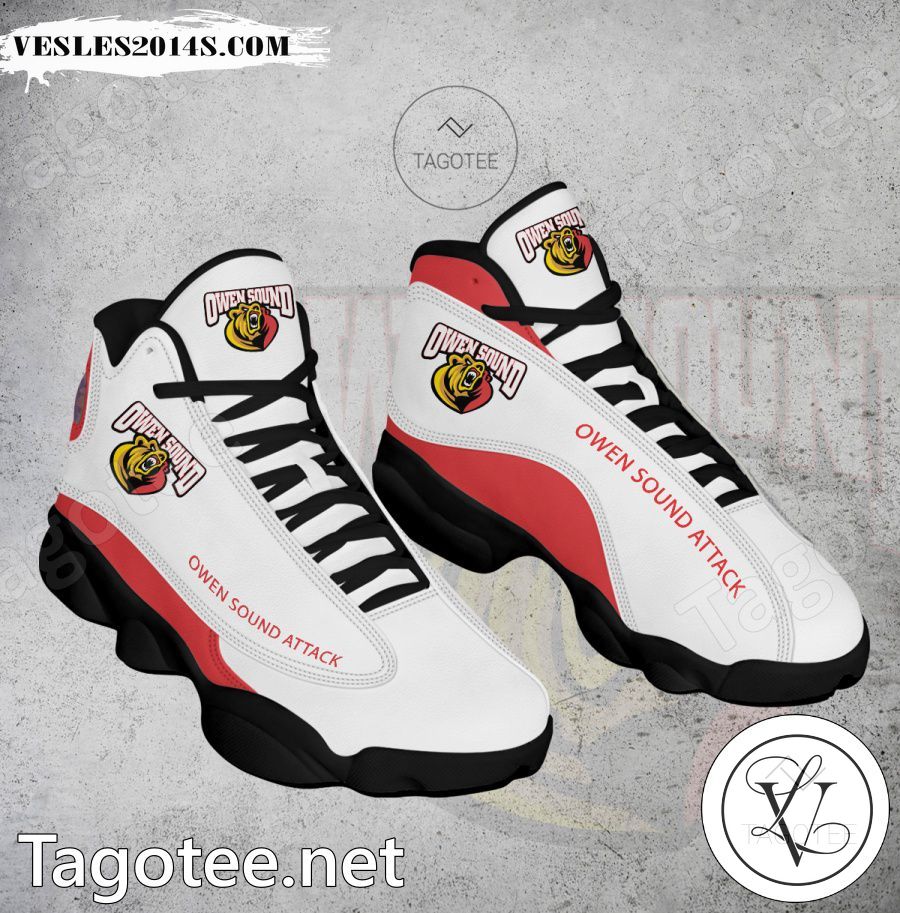 Owen Sound Attack Club Air Jordan 13 Shoes - EmonShop-a