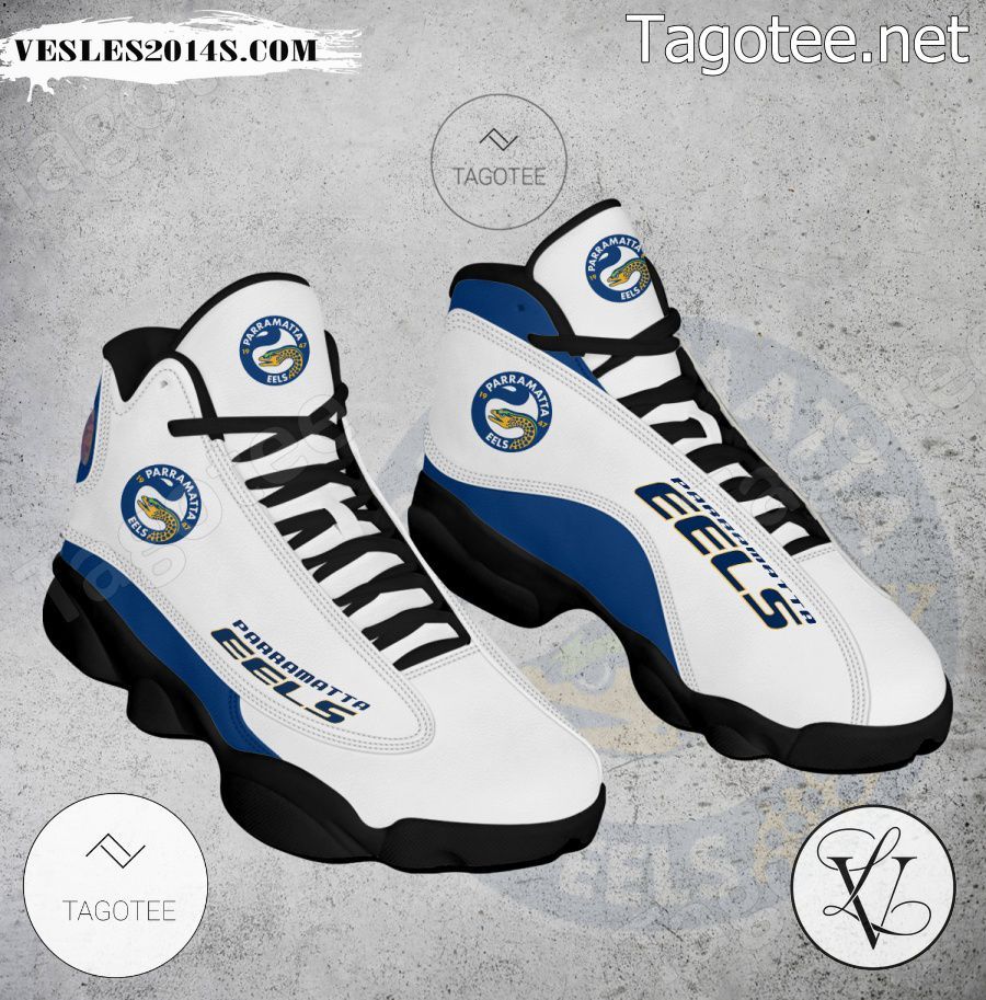 Parramatta Eels Logo Air Jordan 13 Shoes - EmonShop-a