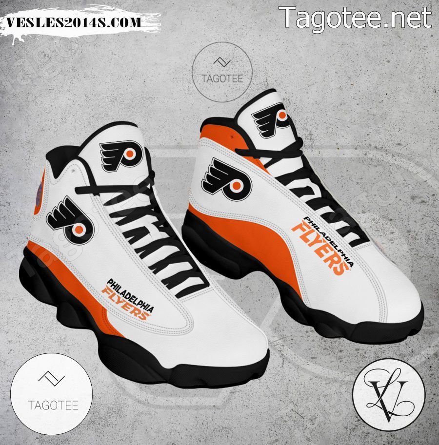 Philadelphia Flyers Logo Air Jordan 13 Shoes - EmonShop-a