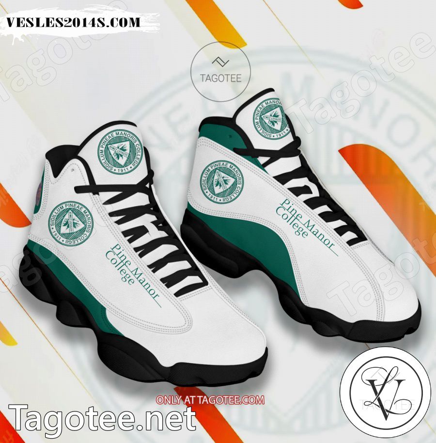 Pine-Manor-College Logo Air Jordan 13 Shoes - BiShop a