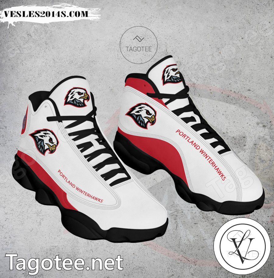 Portland Winterhawks Club Air Jordan 13 Shoes - EmonShop-a