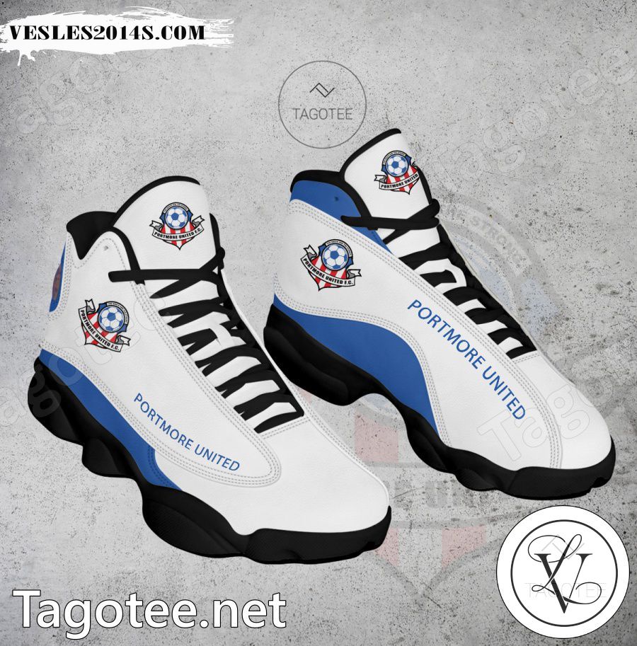 Portmore United Logo Air Jordan 13 Shoes - EmonShop-a
