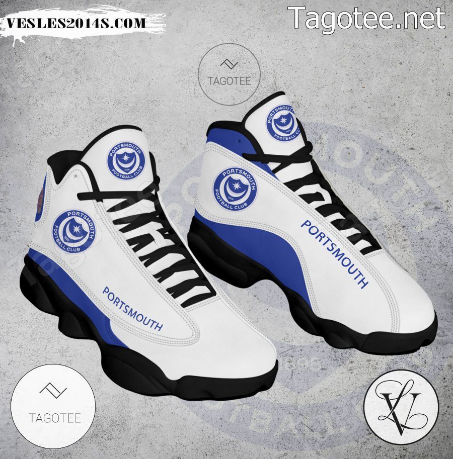 Portsmouth Logo Air Jordan 13 Shoes - BiShop-a