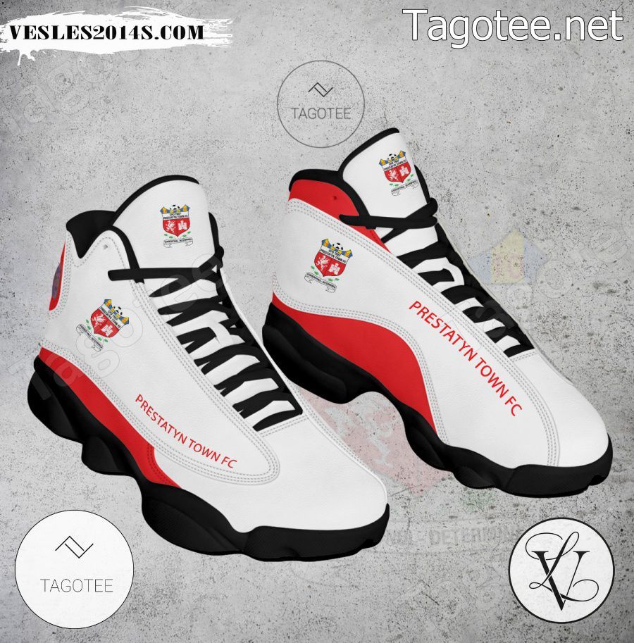 Prestatyn Town Logo Air Jordan 13 Shoes - EmonShop-a