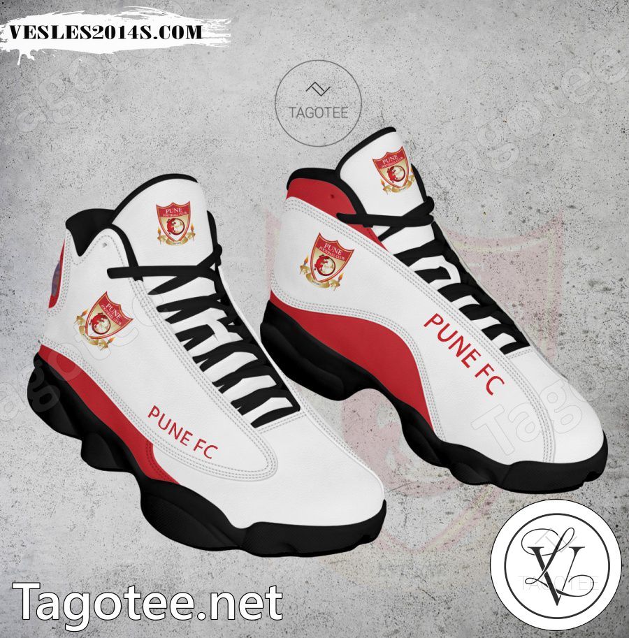 Pune FC Logo Air Jordan 13 Shoes - EmonShop-a