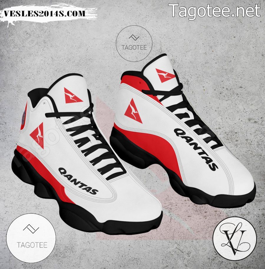 Qantas Airways Logo Air Jordan 13 Shoes - MiuShop-a