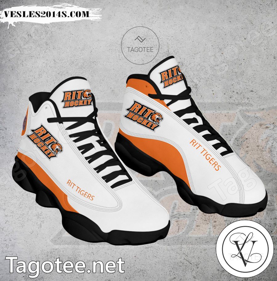 RIT Tigers Club Air Jordan 13 Shoes - BiShop-a
