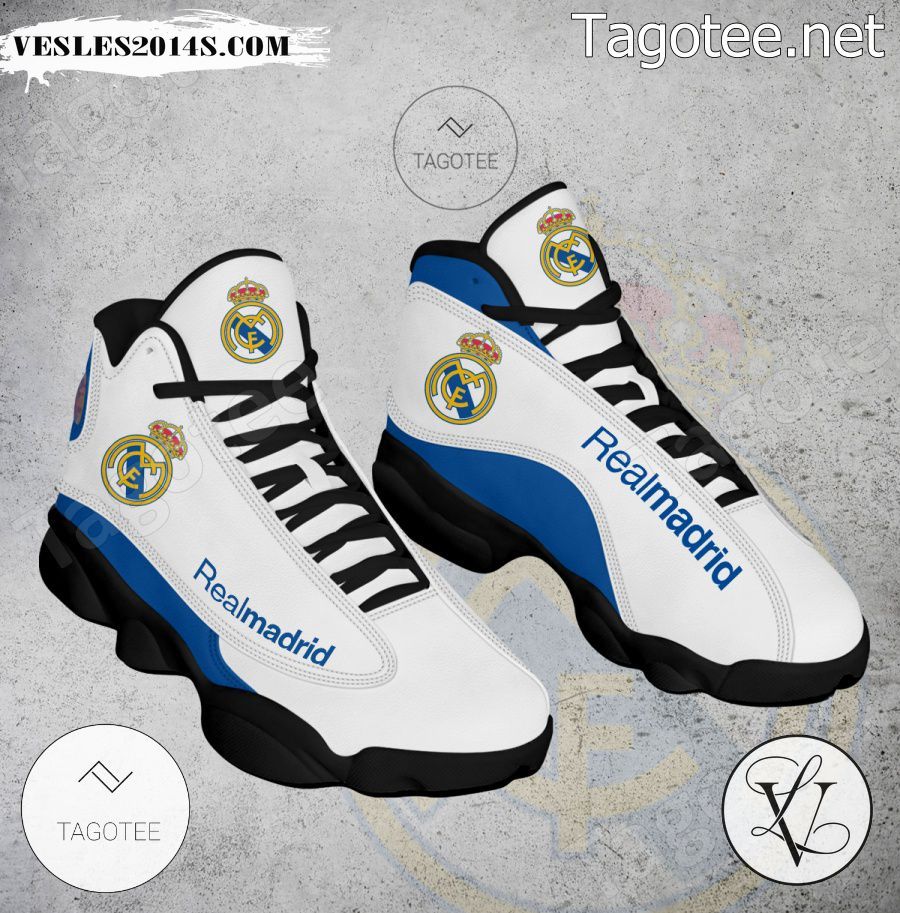 Real Madrid Logo Air Jordan 13 Shoes - BiShop-a