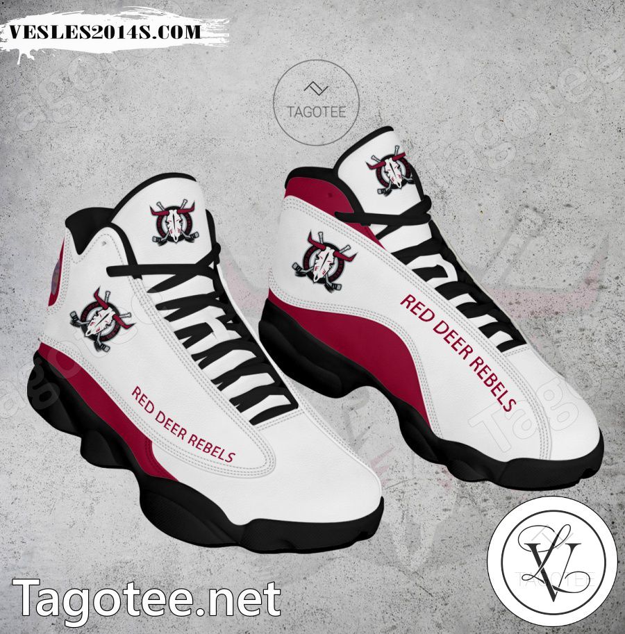 Red Deer Rebels Club Air Jordan 13 Shoes - EmonShop-a
