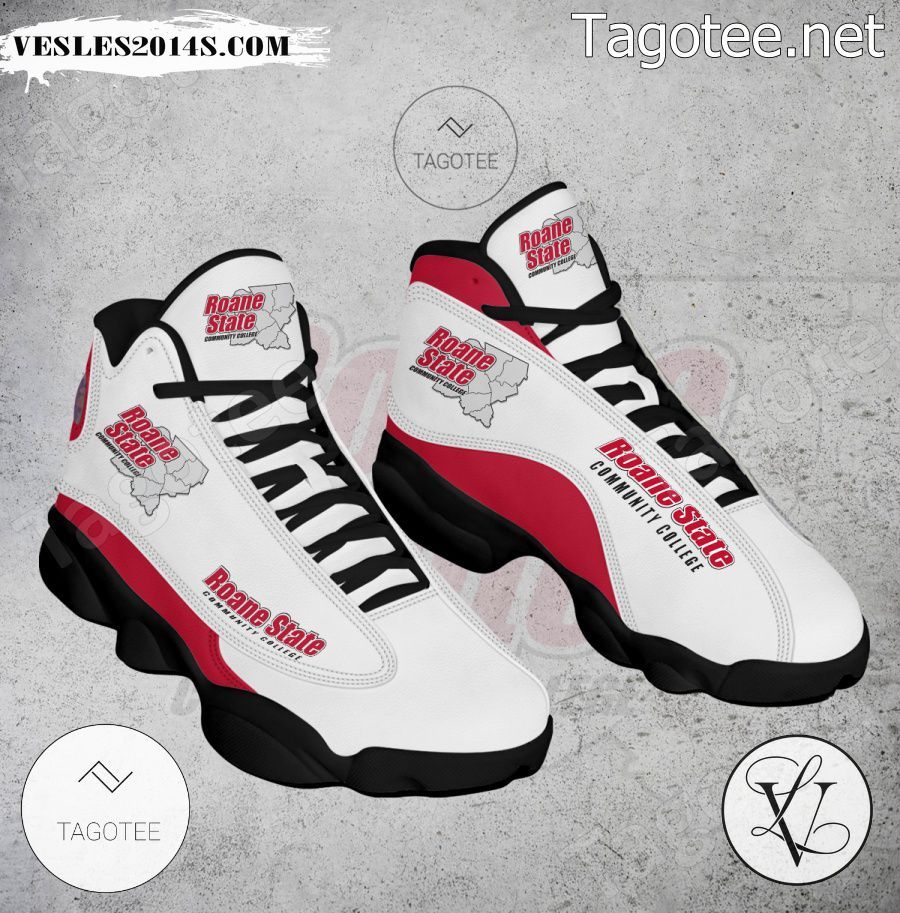 Roane State Community College Logo Air Jordan 13 Shoes - EmonShop-a