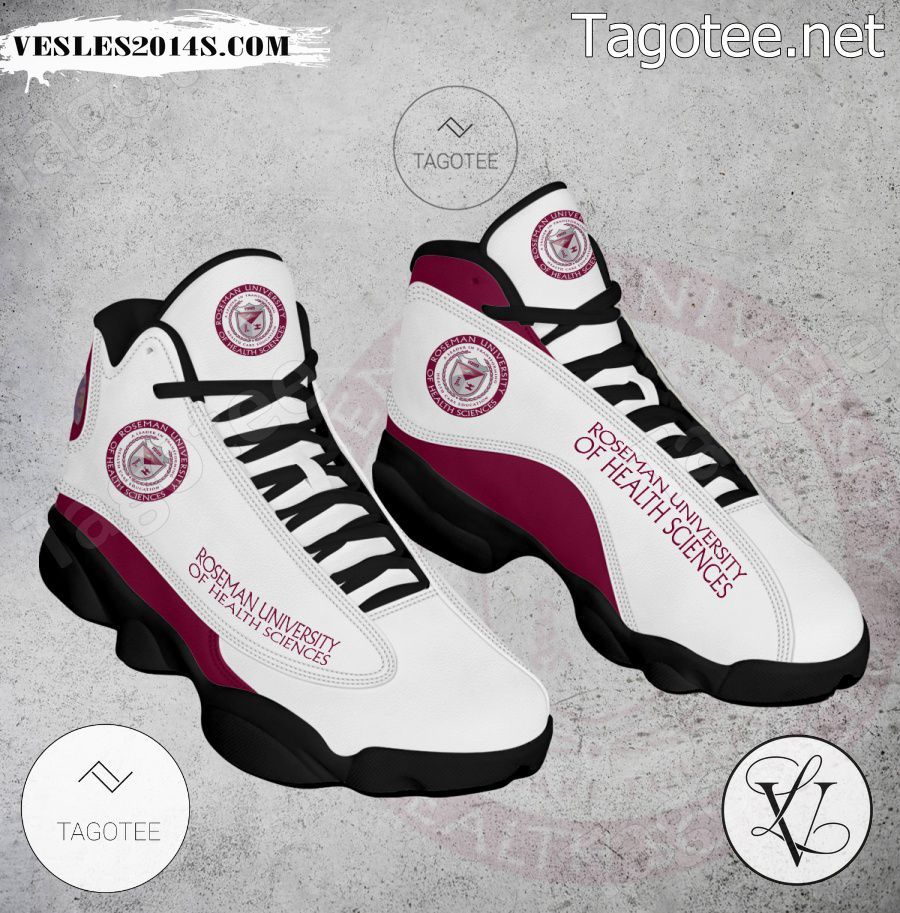 Roseman University of Health Sciences Logo Air Jordan 13 Shoes - EmonShop-a