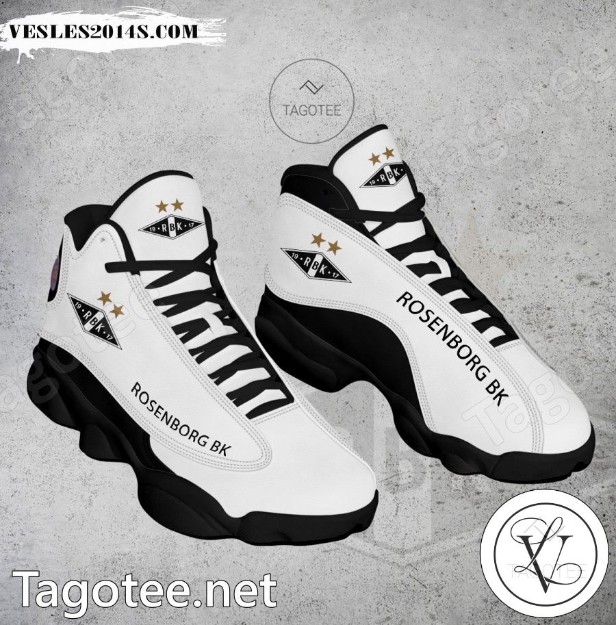 Rosenborg BK Logo Air Jordan 13 Shoes - EmonShop-a
