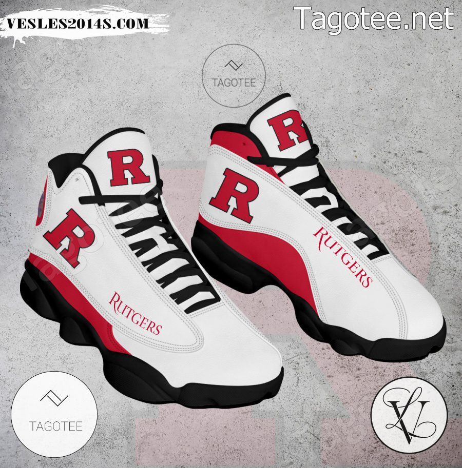 Rutgers NCAA Logo Air Jordan 13 Shoes - BiShop-a