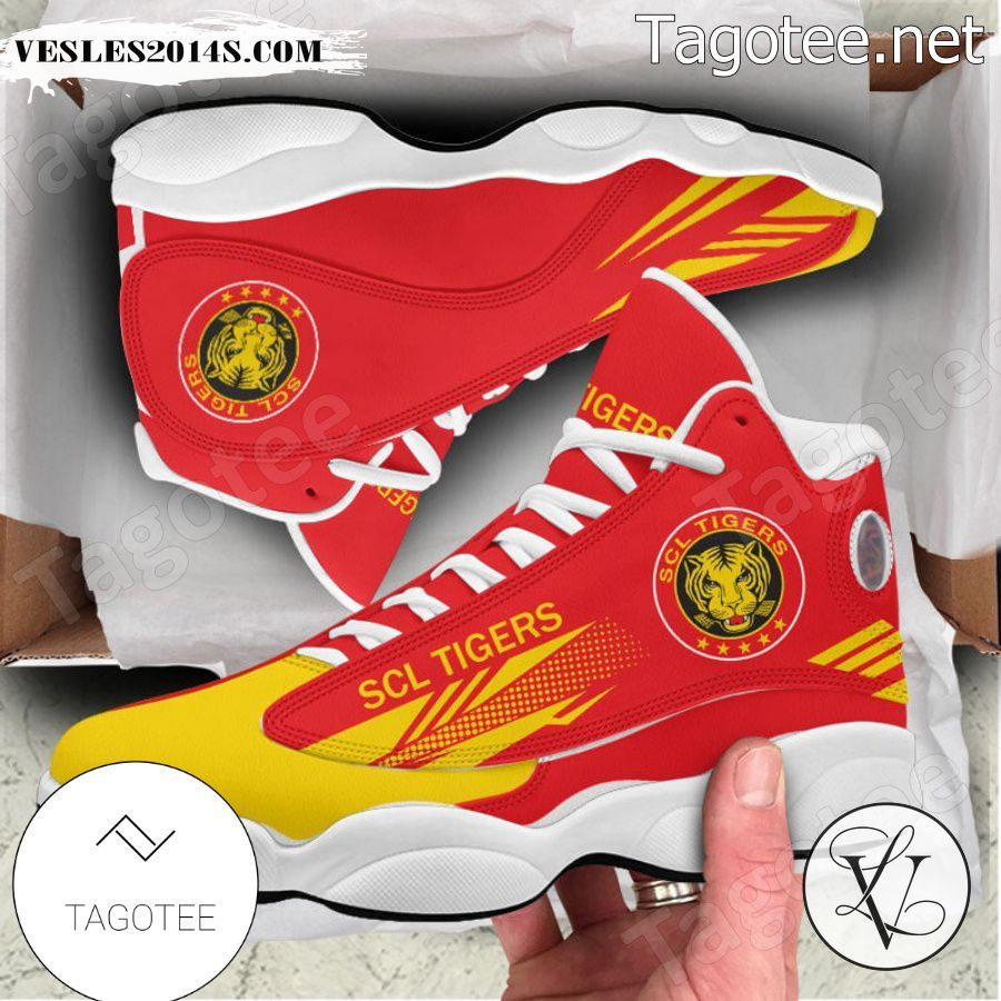 SCL Tigers Club Air Jordan 13 Shoes-a
