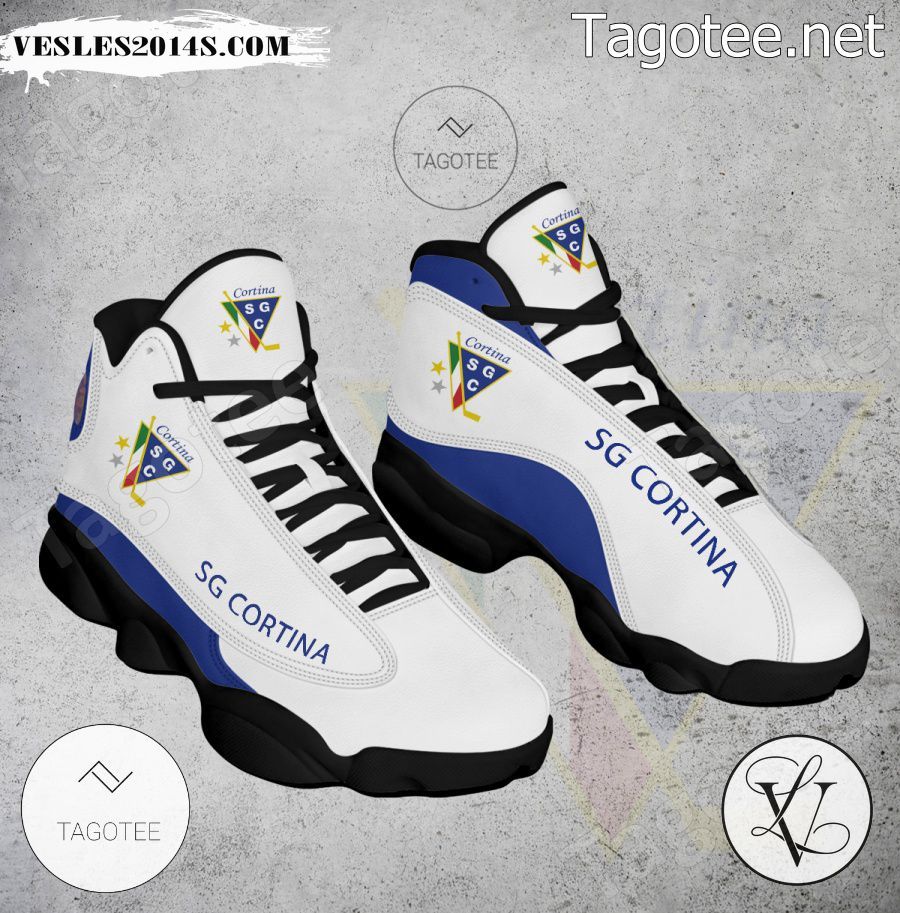 SG Cortina Logo Air Jordan 13 Shoes - EmonShop-a