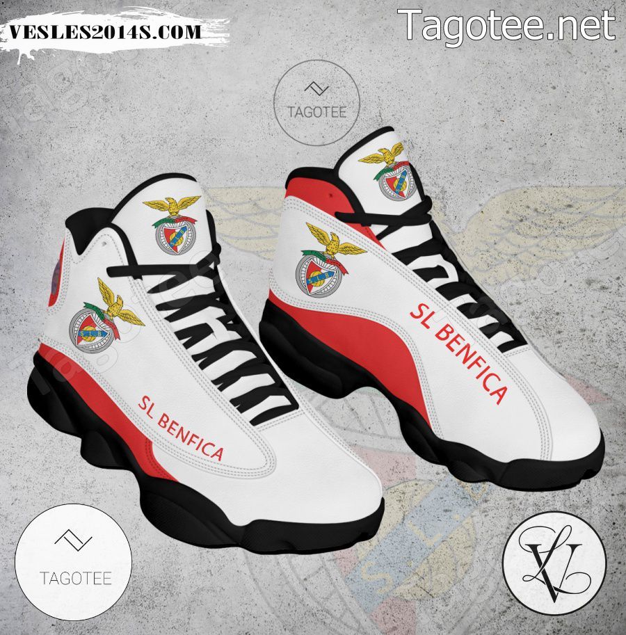 SL Benfica Logo Air Jordan 13 Shoes - BiShop-a