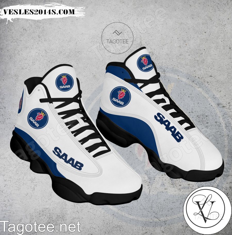Saab Logo Air Jordan 13 Shoes - EmonShop-a