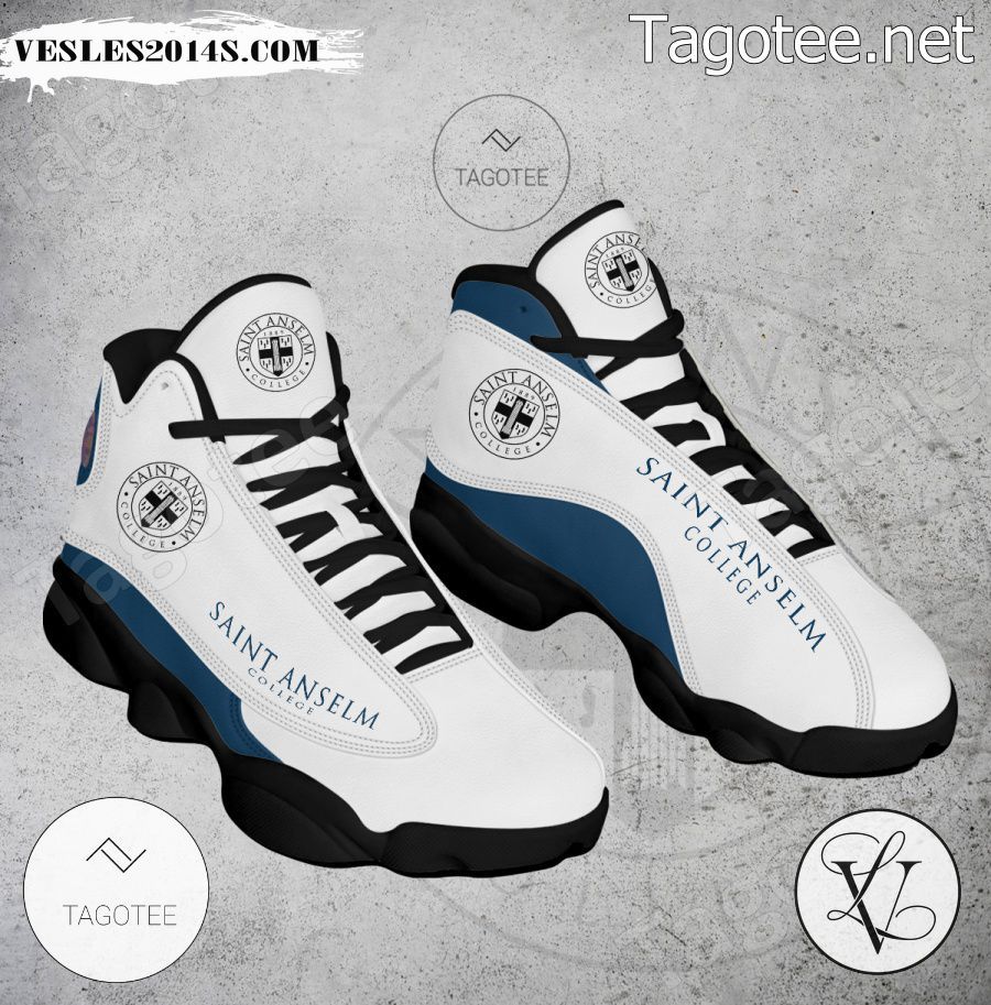 Saint Anselm College Logo Air Jordan 13 Shoes - EmonShop-a