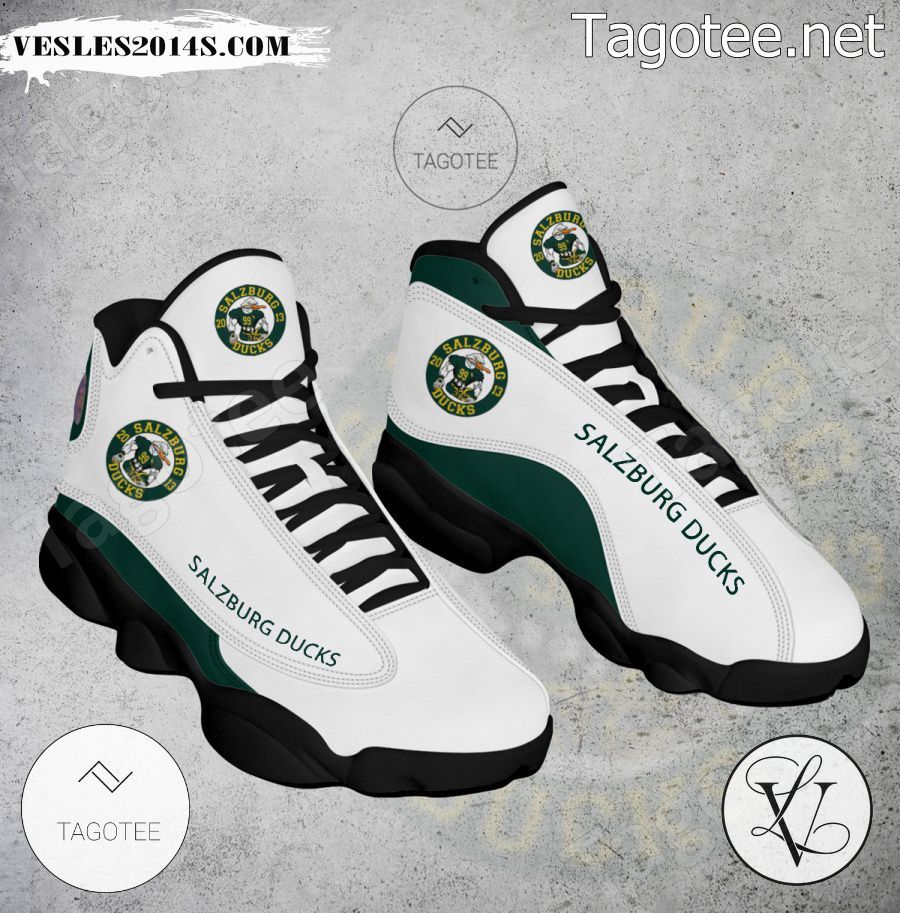 Salzburg Ducks Logo Air Jordan 13 Shoes - EmonShop-a