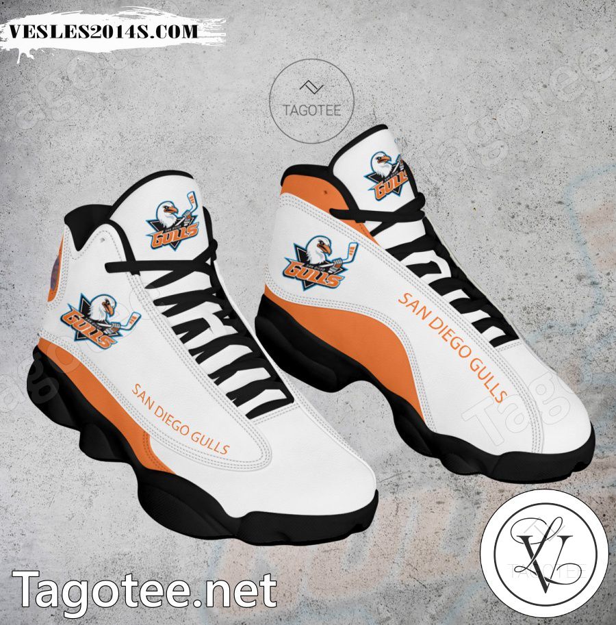 San Diego Gulls Club Air Jordan 13 Shoes - BiShop-a