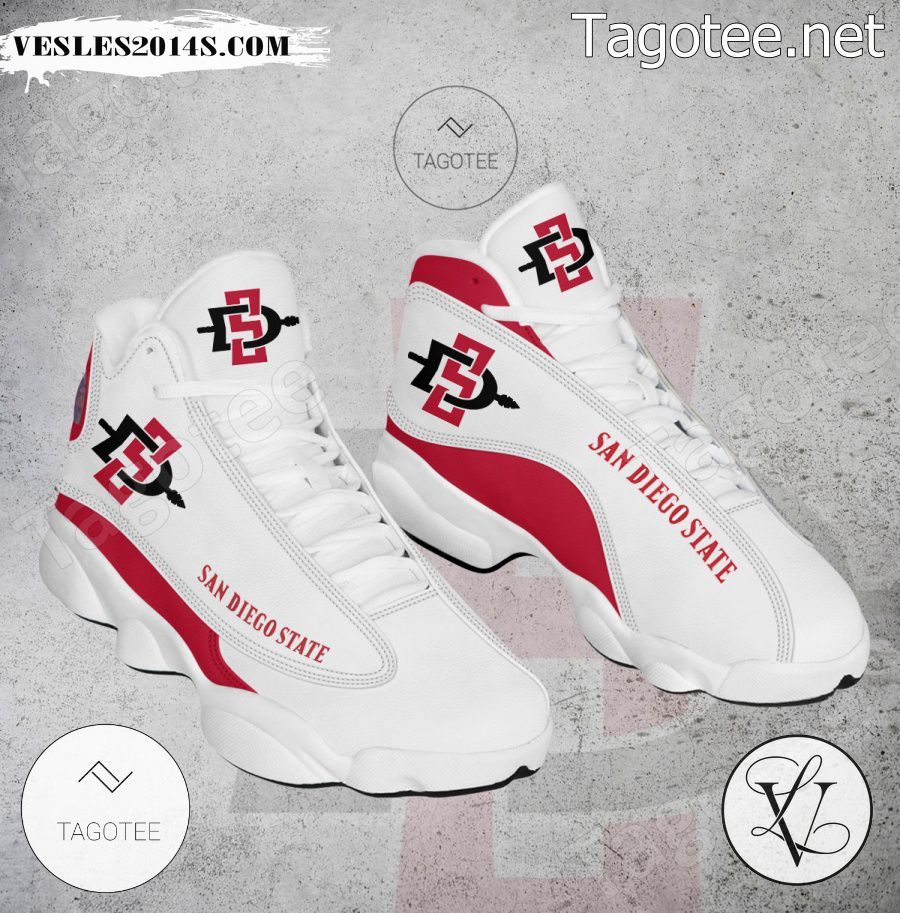 San Diego State NCAA Logo Air Jordan 13 Shoes San Diego State NCAA Logo Air Jordan 13 Shoes
