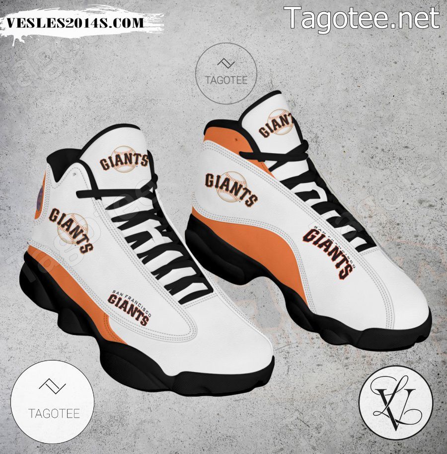 San Francisco Giants Logo Air Jordan 13 Shoes - EmonShop-a