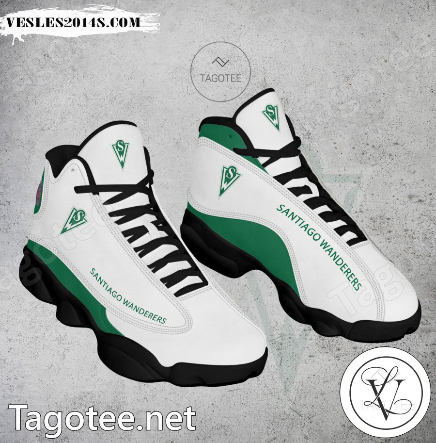 Santiago Wanderers Logo Air Jordan 13 Shoes - EmonShop-a
