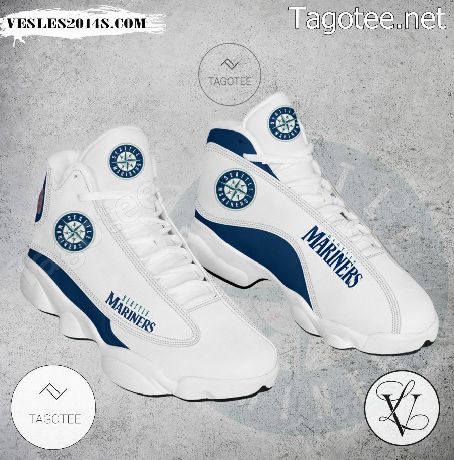 Seattle Mariners Logo Air Jordan 13 Shoes Seattle Mariners Logo Air Jordan 13 Shoes
