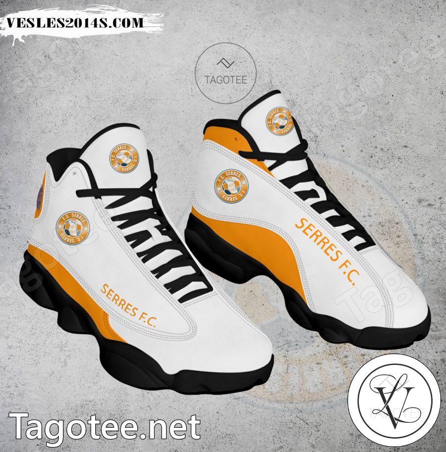 Serres FC Logo Air Jordan 13 Shoes - EmonShop-a