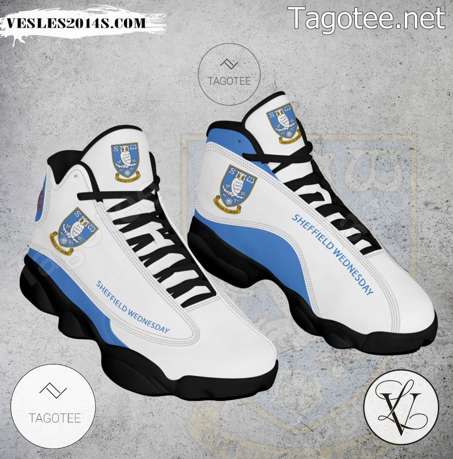 Sheffield Wednesday Logo Air Jordan 13 Shoes - BiShop-a