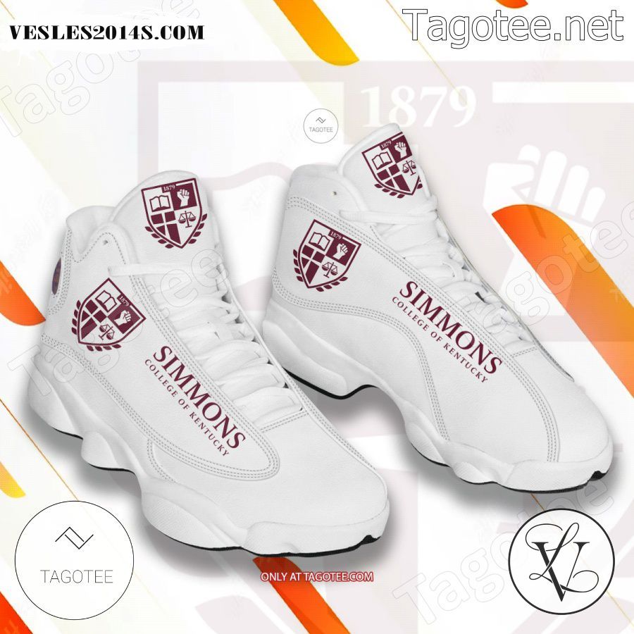 Simmons-College-of-Kentucky Logo Air Jordan 13 Shoes - EmonShop a