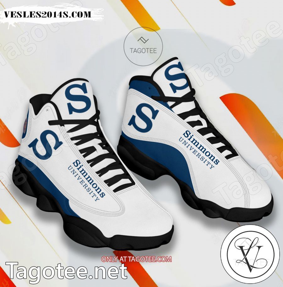 Simmons-University Logo Air Jordan 13 Shoes - BiShop a