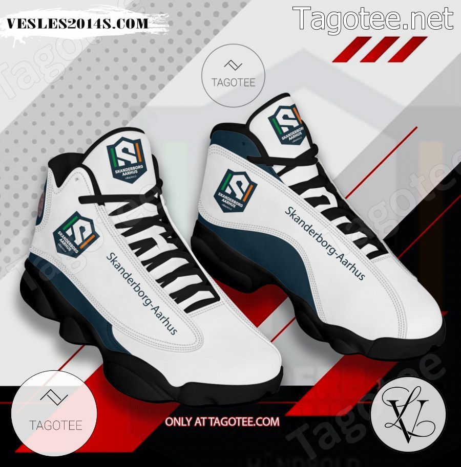 Skanderborg-Aarhus Handball Logo Air Jordan 13 Shoes - BiShop a