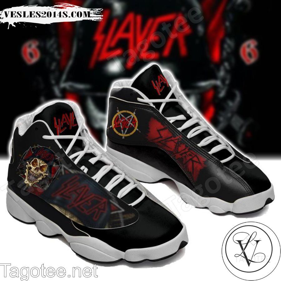 Slayer Band Black Air Jordan 13 Shoes Slayer Band Black Air Jordan 13 Shoes