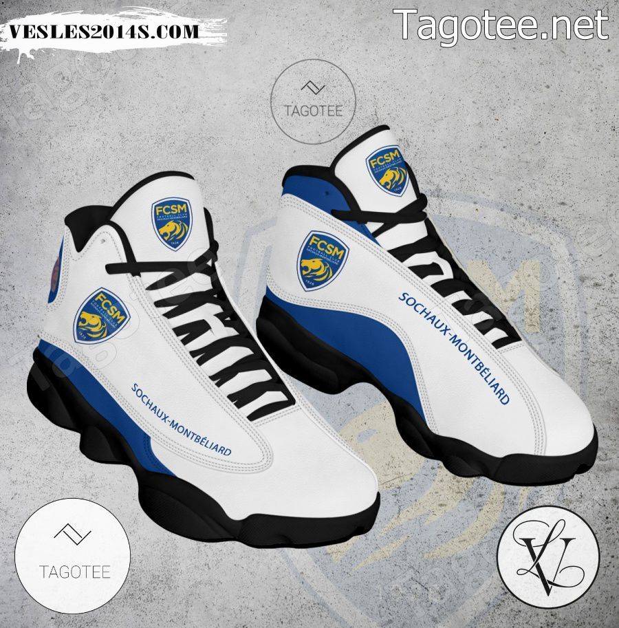 Sochaux-Montbéliard Logo Air Jordan 13 Shoes - BiShop-a