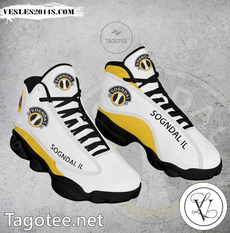 Sogndal IL Logo Air Jordan 13 Shoes - EmonShop-a