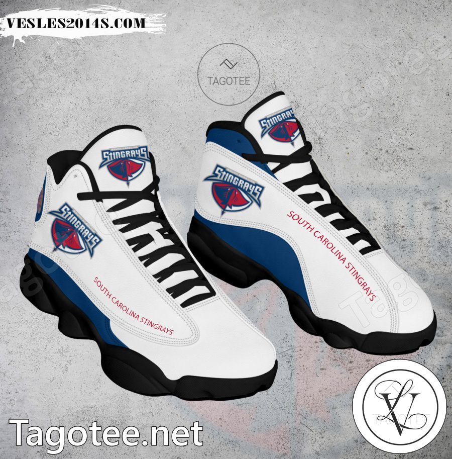 South Carolina Stingrays Club Air Jordan 13 Shoes - BiShop-a