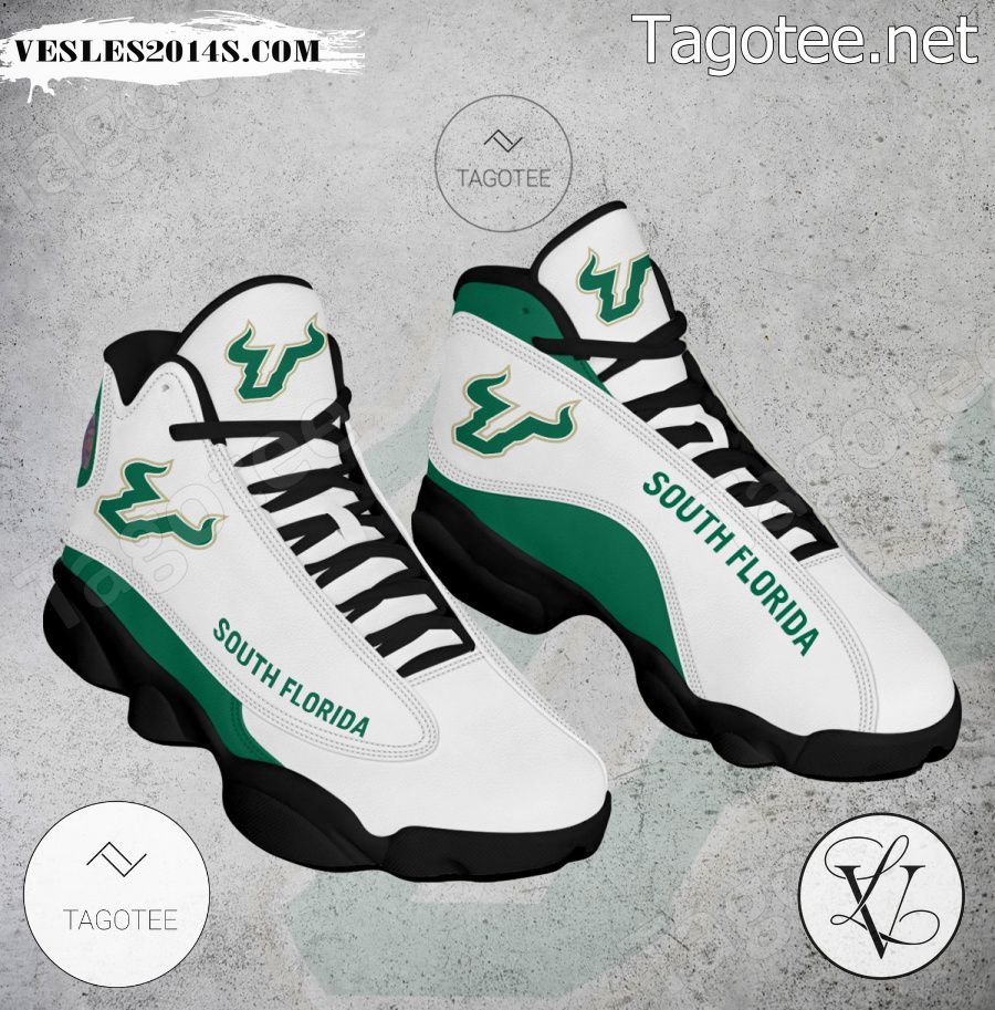 South Florida NCAA Logo Air Jordan 13 Shoes - BiShop-a