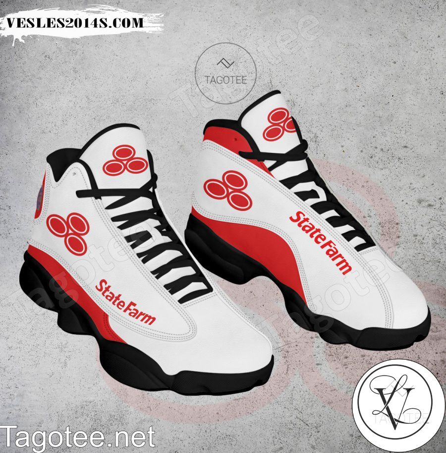 State Farm Insurance Logo Air Jordan 13 Shoes - EmonShop-a