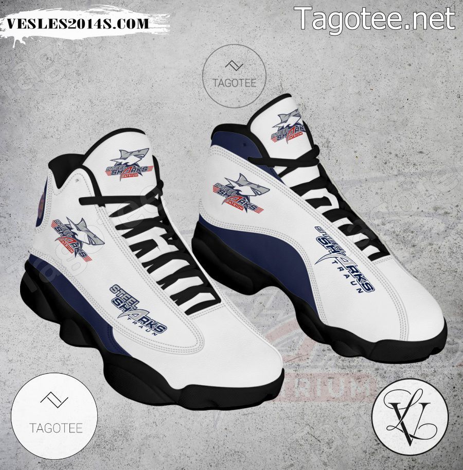 Steelsharks Traun Logo Air Jordan 13 Shoes - EmonShop-a