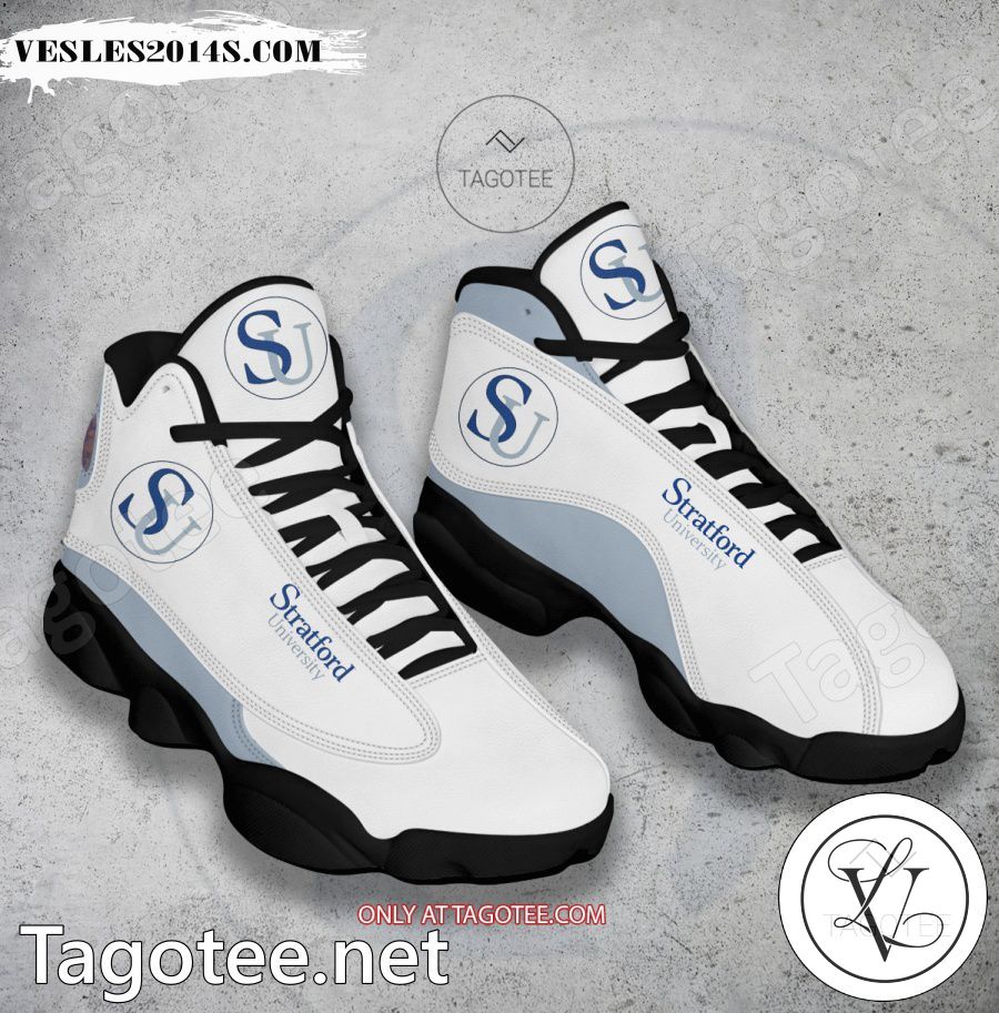 Stratford-University Logo Air Jordan 13 Shoes - BiShop a