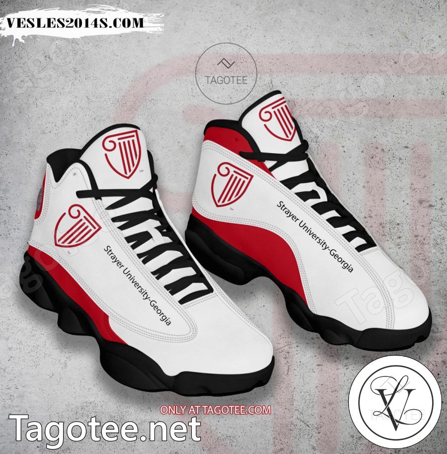 Strayer-University-Georgia Logo Air Jordan 13 Shoes - BiShop a