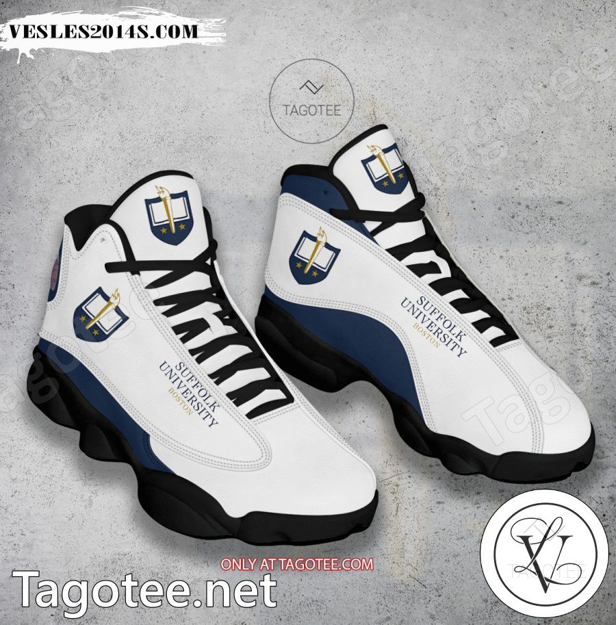 Suffolk-University Logo Air Jordan 13 Shoes - BiShop a
